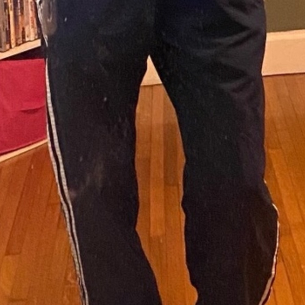 Adidas navy blue climalite track pants